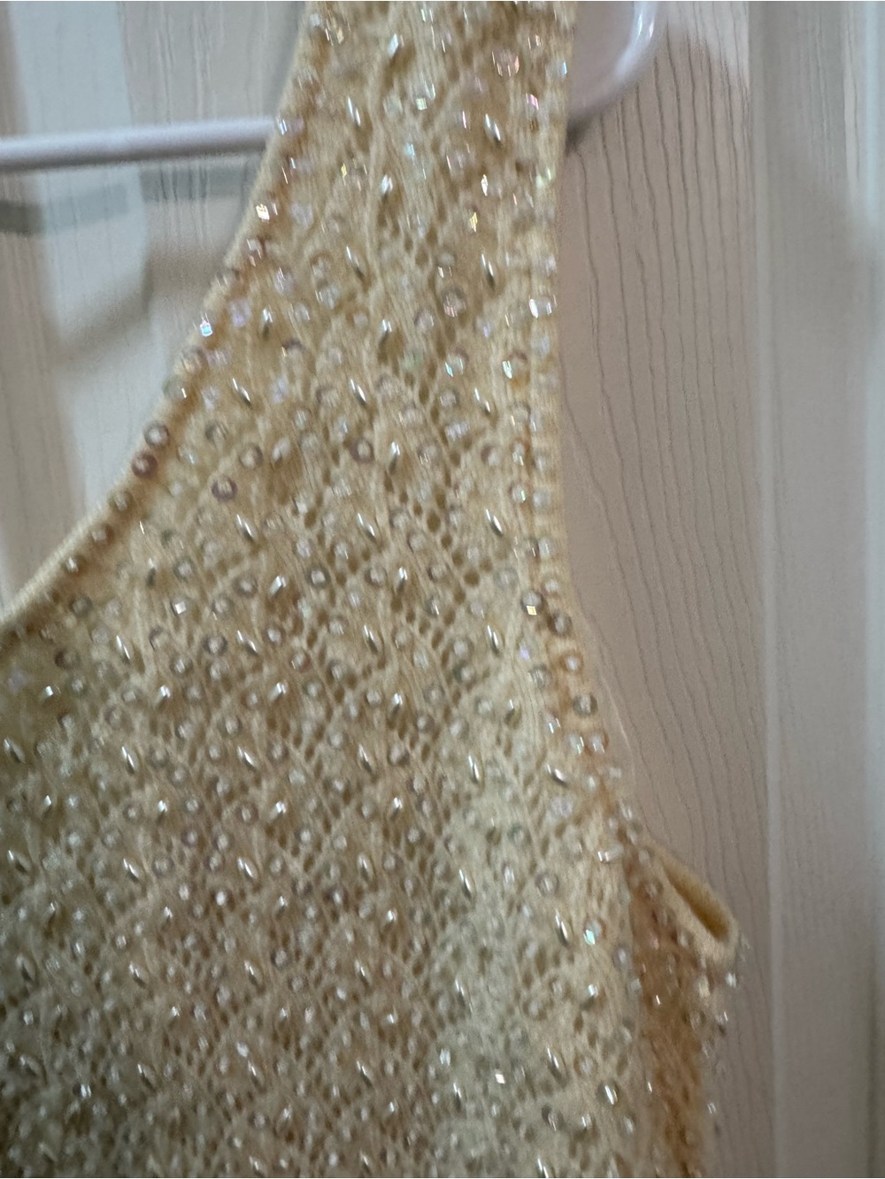 Vintage Sequin Wool Top - Picture 7 of 10